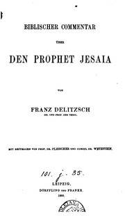 Biblischer Commentar über den Propet Jesaia