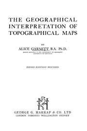 التفسير الجغرافي للخرائط الطبوغرافية