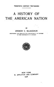 A History Of The American Nation