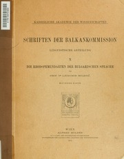 Die Rhodopemundarten Der Bulgarischen Sprache