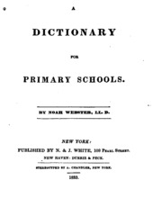 A Dictionary For Primary Schools