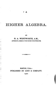 A Higher Algebra