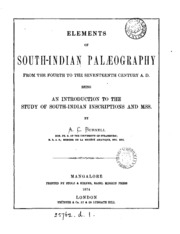 Elements of South-Indian Palæography from the Fourth to the Seventeenth ...