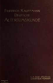 Deutsche Altertumskunde