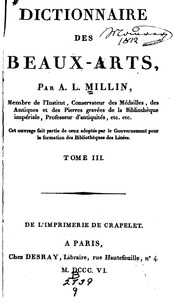 Dictionnaire Des Beaux-arts