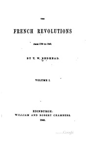 The French Revolutions From 1789 To 1848