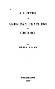A Letter To American Teachers Of History
