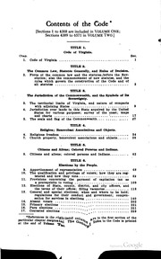 Code Of Virginia : With The Declaration Of Independence, The Con-stitution Of The United States, The Constitution Of Virginia ... Annotated ...