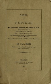 Notes et notices : sur l'expédition scientifique des anglais au pic de Ténériffe, en 1856 : sur l'origine des espèces : sur 