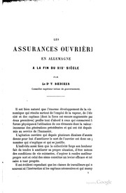 Congrès international des accidents du travail et des assurances sociales. 5. session, tenue à Paris du 23 au 30 juin 1900 ..