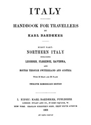 Italy : Handbook For Travellers