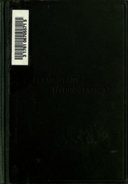 Elementary Text-book Of Hydrostatics
