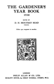 The Gardeners Year Book 1930