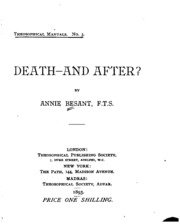 Death--and After?