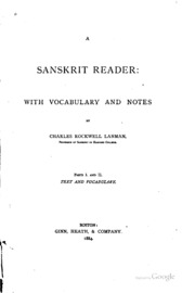 A Sanskrit Reader: With Vocabulary And Notes