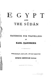 Egypt and the Sûdân : handbook for travellers
