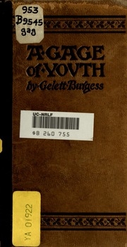 A Gage Of Youth, Lyrics From The Lark, And Other Poems