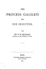 Der Process Galilei's Und Die Jesuiten