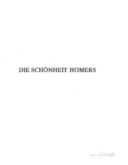 Die Schönheit Homers