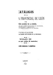Catálogos de la Biblioteca Provincial de León
