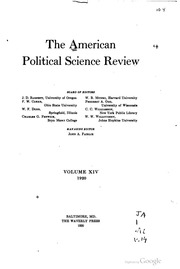 The American Political Science Review