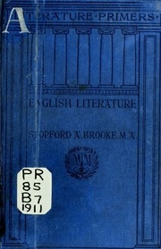 English Literature, From A.d. 670 To A.d. 1832