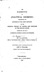 The Elements Of Analytical Geometry ..