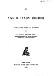 An Anglo-saxon Reader