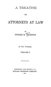 أطروحة عن المحامين في القانون