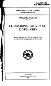 Educational Survey Of Elyria, Ohio