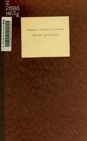General Information. Catalogue Of Publications..