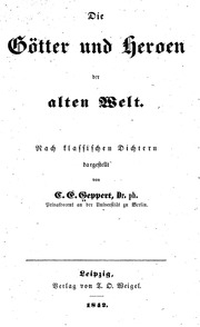 Die Götter und Heroen der alten Welt