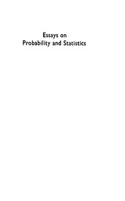 Essays On Probability And Statistics