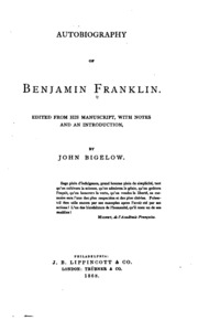 Autobiography Of Benjamin Franklin
