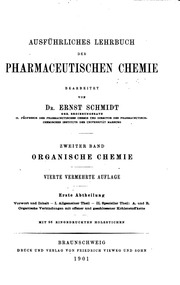 Ausführliches Lehrbuch der pharmaceutischen Chemie