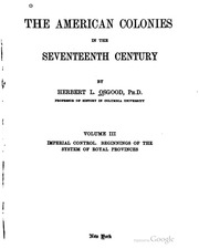 The American Colonies In The Seventeenth Century