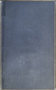Democracy In Europe : A History