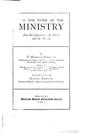 For The Work Of The Ministry;