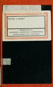 Abrégé de la nouvelle méthode dans l'art d'écrire ou de traçer toutes sortes de danses de ville ...
