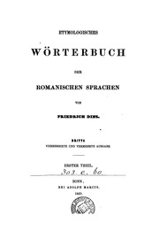 Etymologisches Wörterbuch der romanischen Sprachen