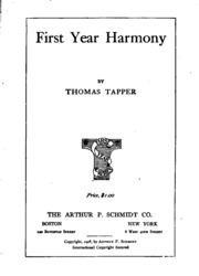 First Year Harmony