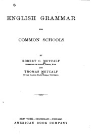 English Grammar For Common Schools