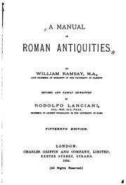 A Manual Of Roman Antiquities;
