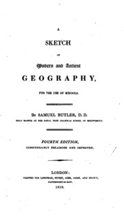 A Sketch Of Modern And Antient Geography