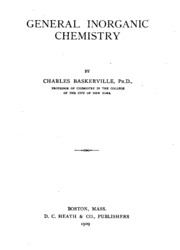 كيمياء عامة غير عضوية