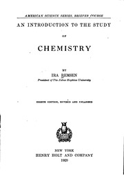 An Introduction To The Study Of Chemistry