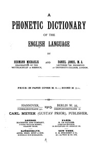 A Phonetic Dictionary Of The English Language