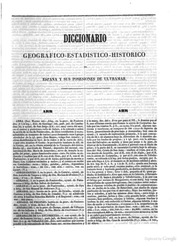 Diccionario geográfico-estadístico-histórico de España y sus posesiones de ultramar