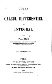 Cours de calcul différentiel et intégral