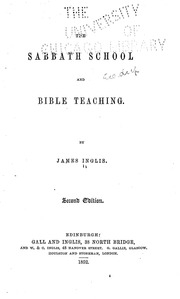 The Sabbath School And Bible Teaching